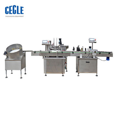 4つの頭部フル オートマチック アルコール液体充填機、おおう機械、分類機械